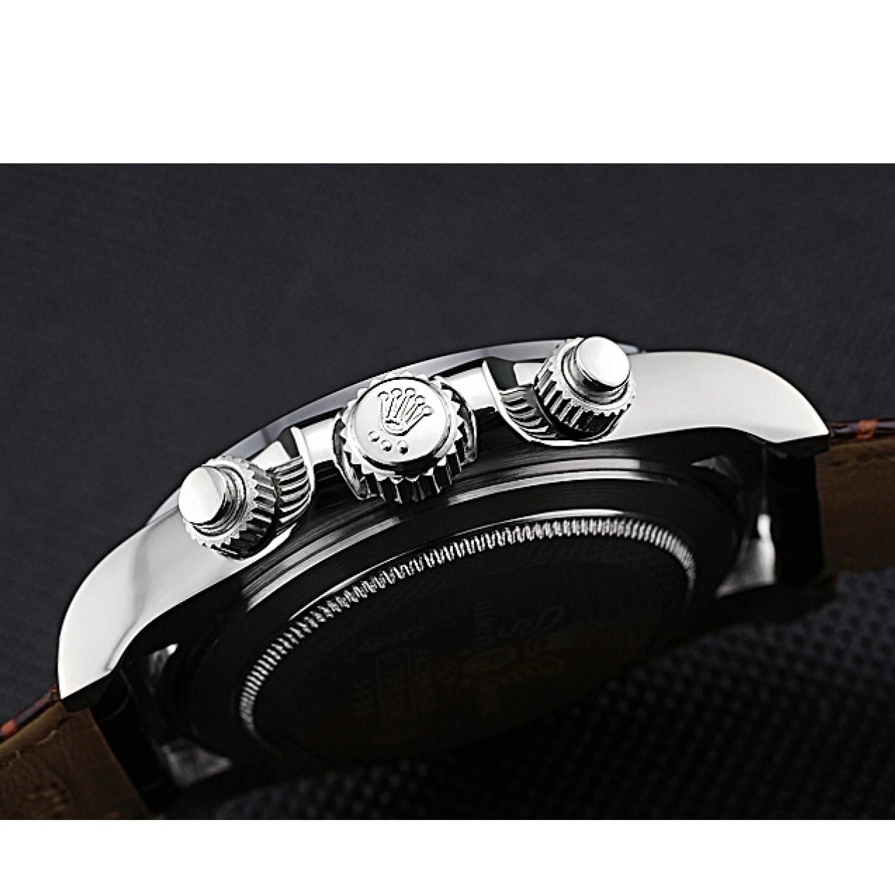 Aaa fake watches Bracelet Rolex Steel Leather Grey Racing Stainless Dial 622632 Daytona Cosmograph Case 0514